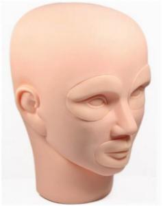 Buy cheap 3D Mannequin Head with Inserts Eyes and lip practice skin with removal eyes and lip product