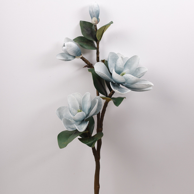 Cross border simulation EVA foam magnolia household interior false flower decorations touch magnolia simulation flower