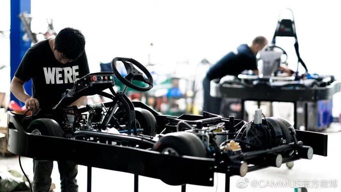 Two Motor 14Nm High Performance Go Karts 3H Driving S Version