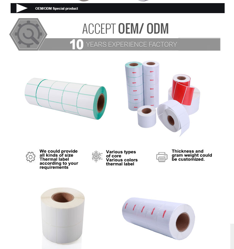 Water Proof Self-Adhesive Label Thermal Sticker For Bottle Supermarket Store Water Bottle, Outdoor Stickers, Camping