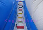 EN14960 Inflatable Dry Slide For Kids , Blue Double Stitch Inflatable Shark Slide