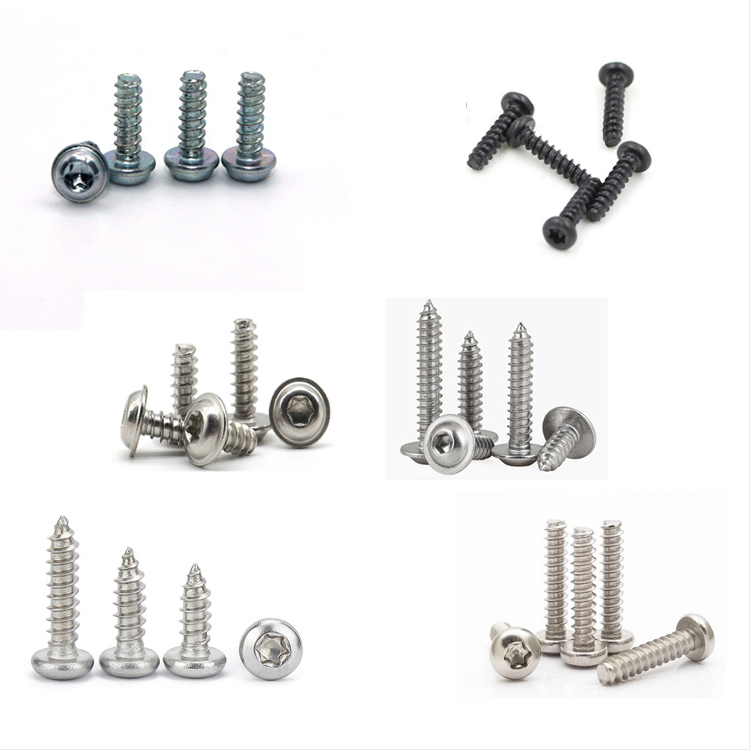 Self-Tapping Screws in Carbon Steel/Stainless Steel with Zinc Plated Hex/Pan/Flat Head