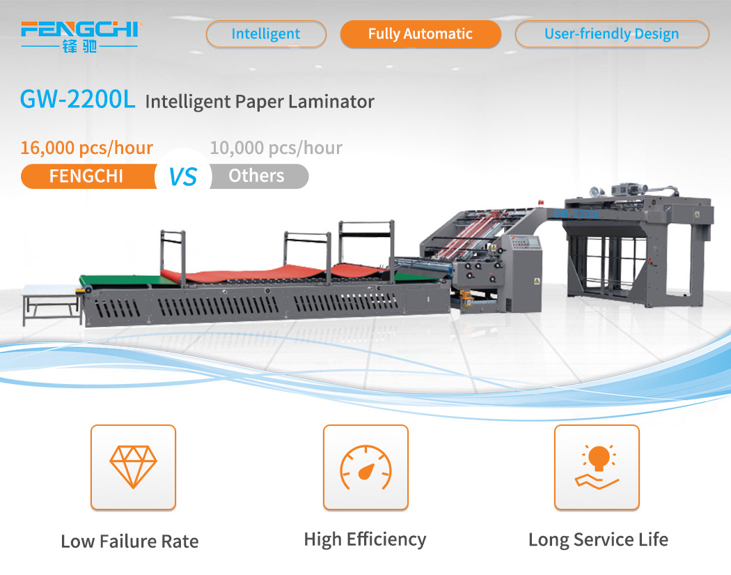 Gw-2200L Automatic Pre Stacking Intelligent Litho Laminating Machine with 1 Year Warranty