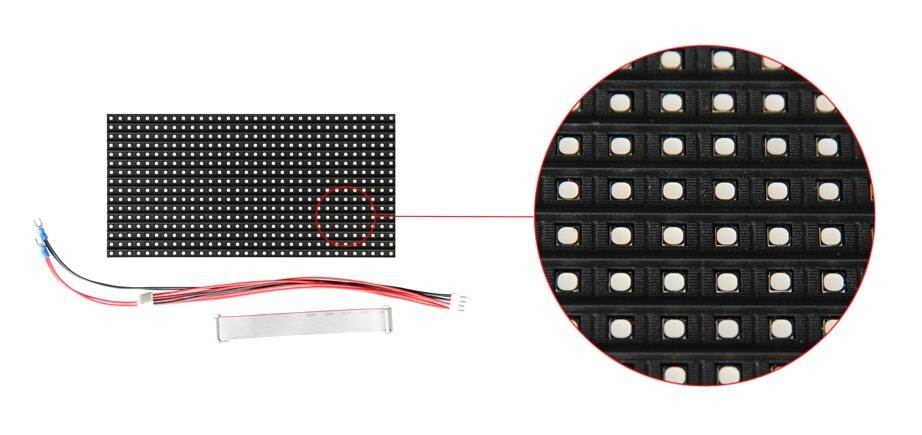 Mobile Trailer Mounted LED Screen Car Advertising Video LED Display 8mm Pixel Pitch