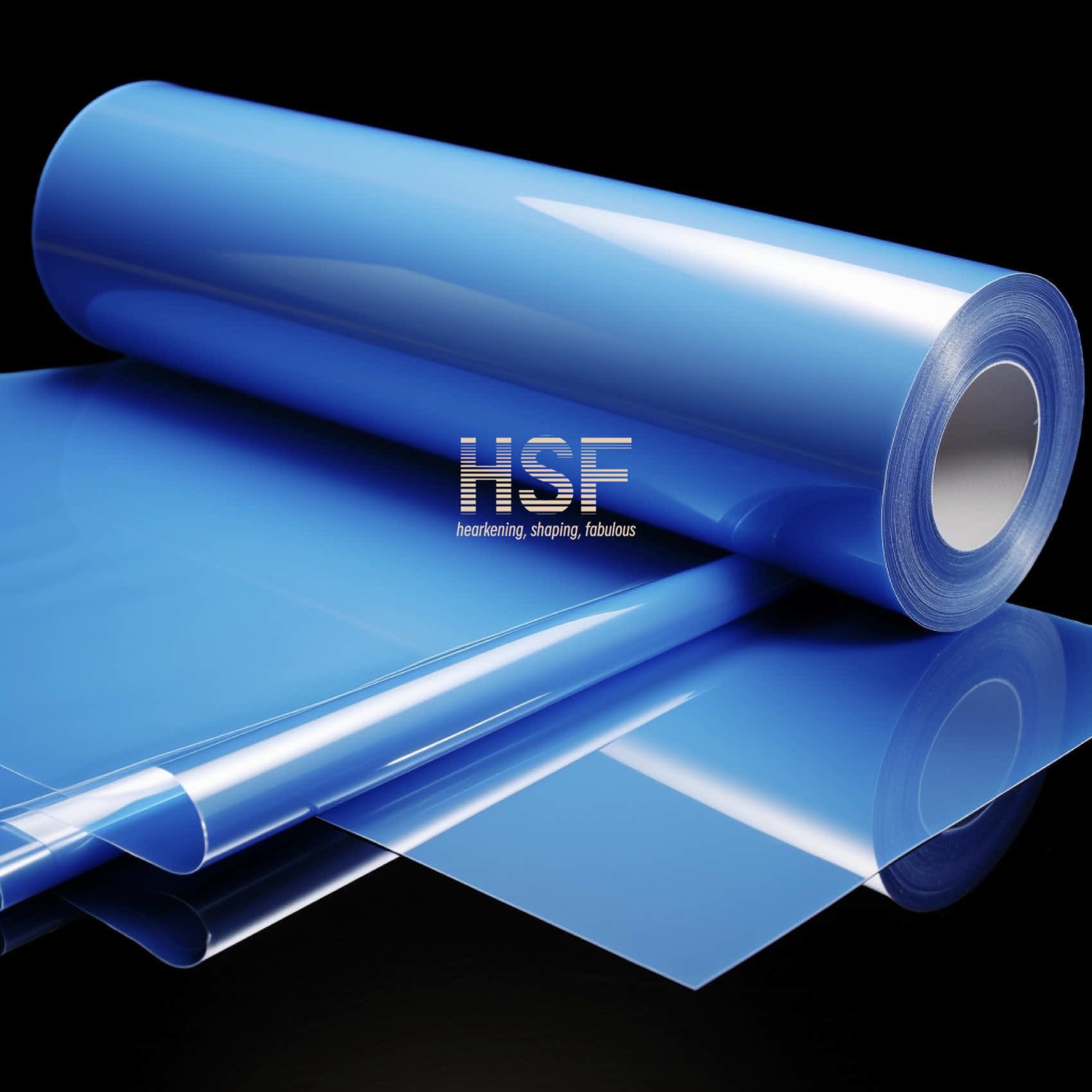 20uM Light Blue Translucent PET Release Film Silicone Coated Release Film
