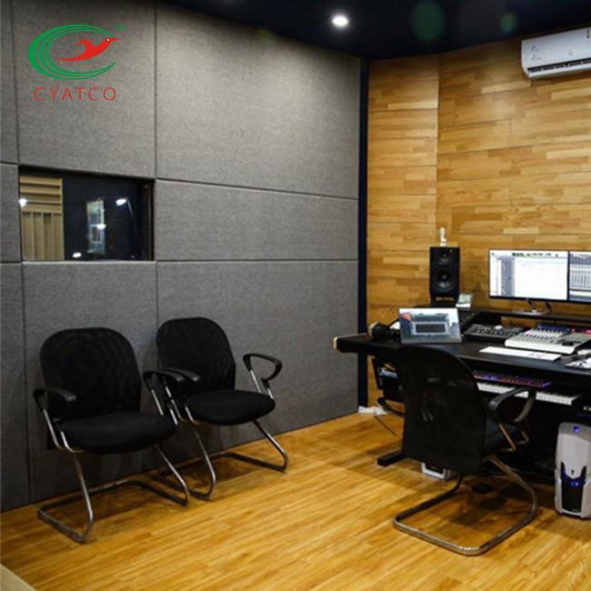 Stable Fiberglass Fabric Acoustic Panel Multiscene Practical