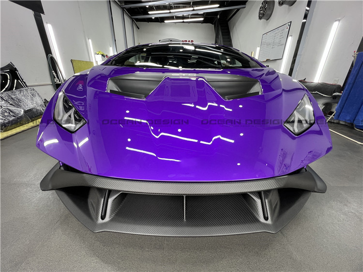 Dry Carbon Fiber Carbon Fiber Body Kit for Lamborghini Huracan STO Huracan STO Upgrades OEM-style Front Shovel Diffuser Body Kit