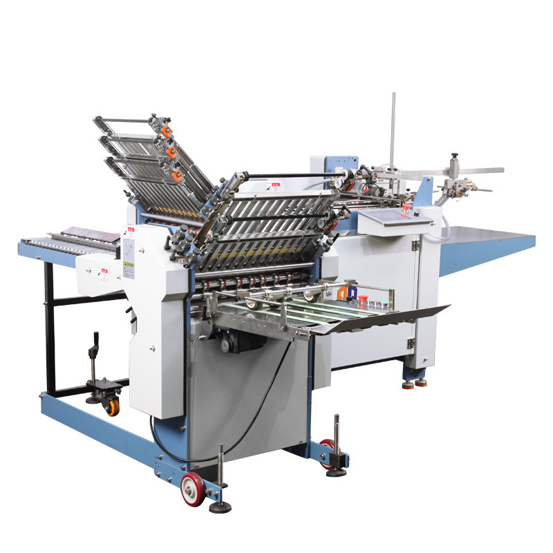 480T Buckle Industrial Paper Folding Machine For Cosmetics Pharmaceuticals OEM