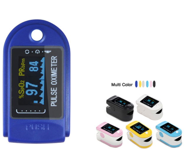 FDA 0.96" LCD Adult Medical Portable Digital Finger Pulse Oximeter