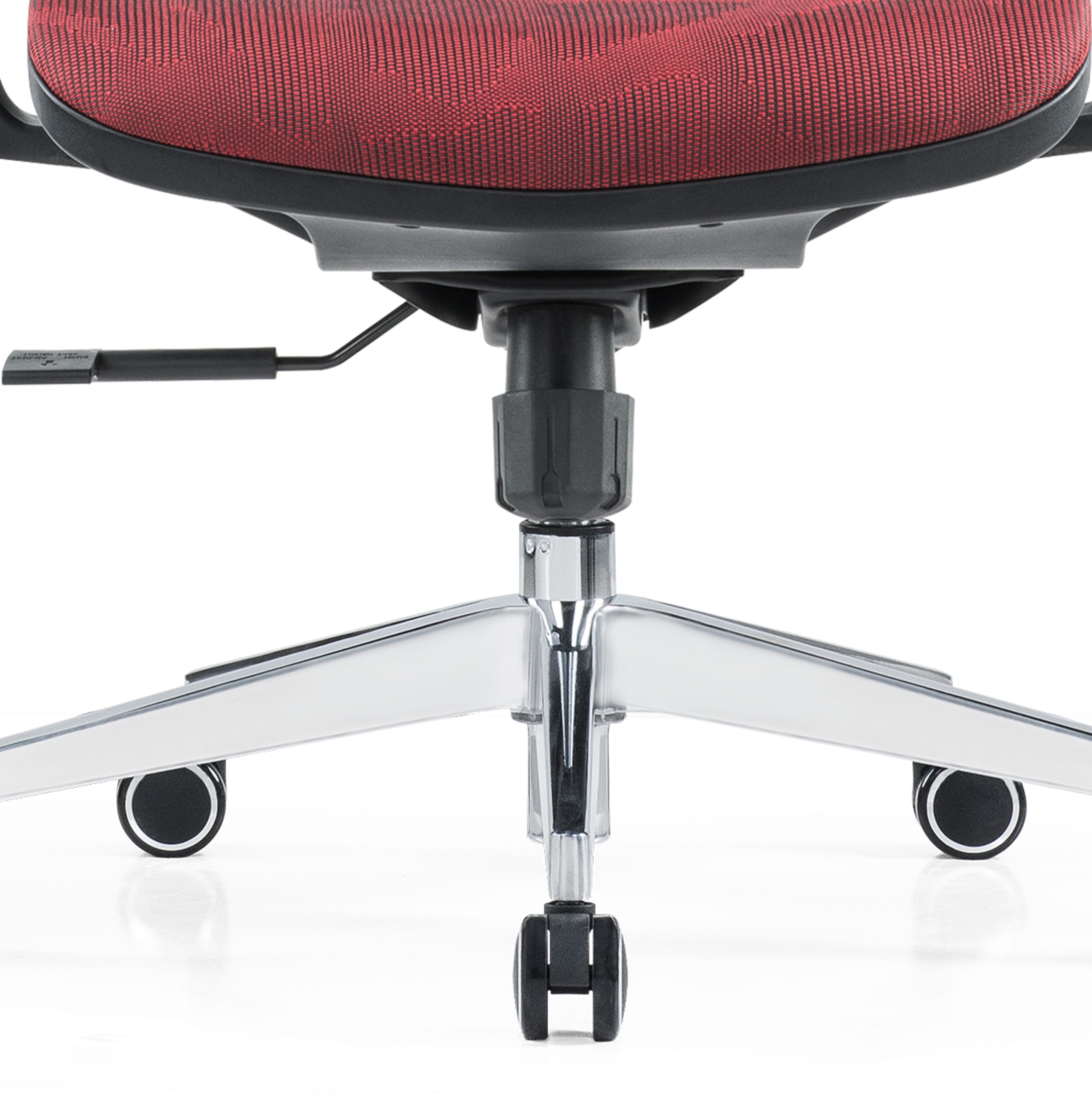 Red Full Mesh Furniture Lumbar Support Massage Modern Wholesale Armrest Comfort Fabric Ergonomic Office Chair