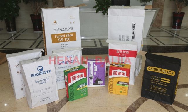15kg 20kg Custom Printed Multiwall Kraft Paper Valve Sacks For Cement Paper Pack