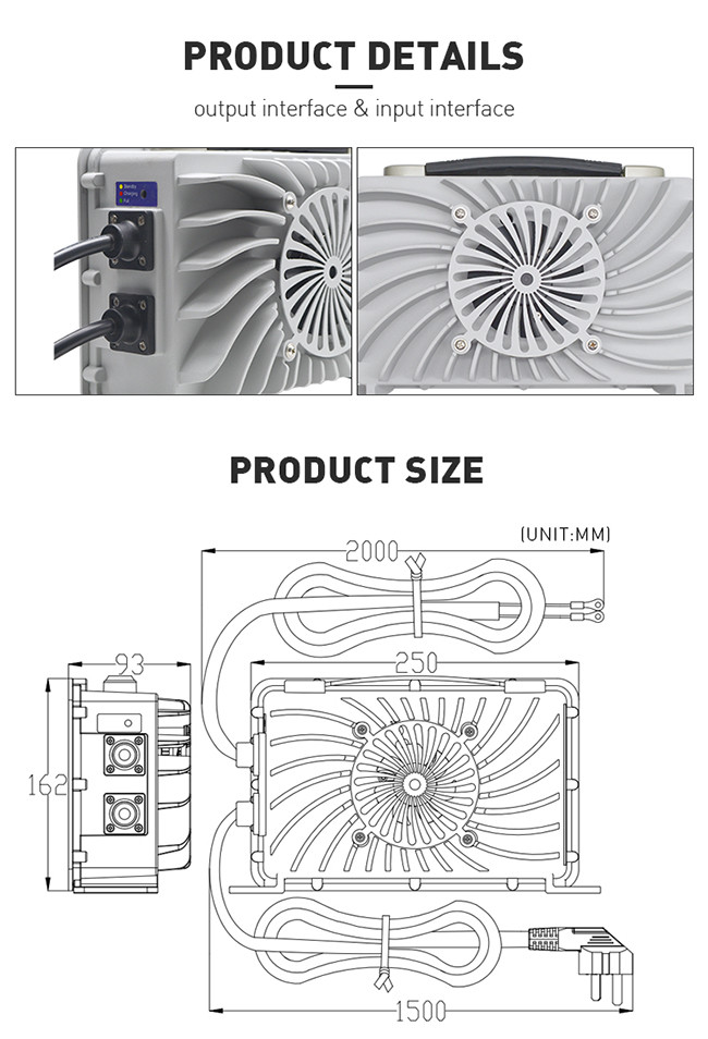 24V - 29.2V 23A Multi Stage Forklift Battery Charger Powering Up Efficiency