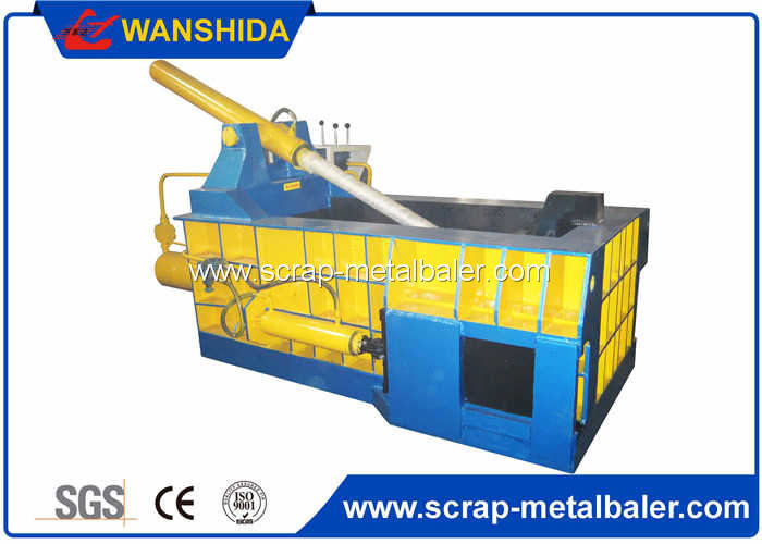 Horizontal Baler Automatic Baling Machine , Steel Baling Press Compact Structure