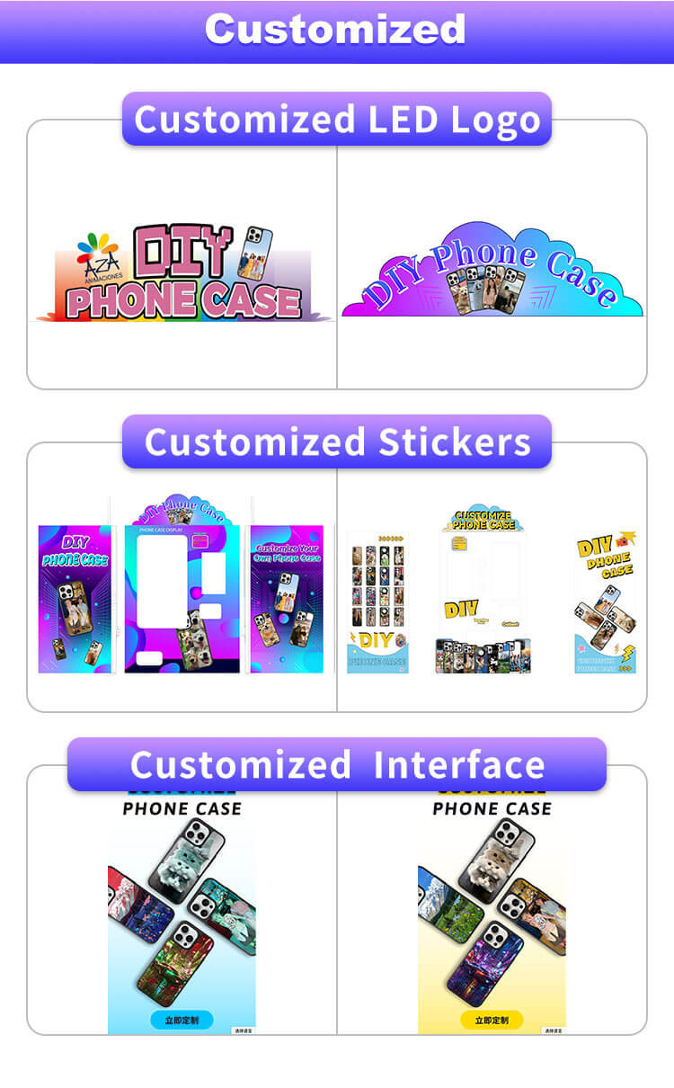 Revolutionize Your Business with Our Phone Case Printing Vending Machine 360 PCS / Day