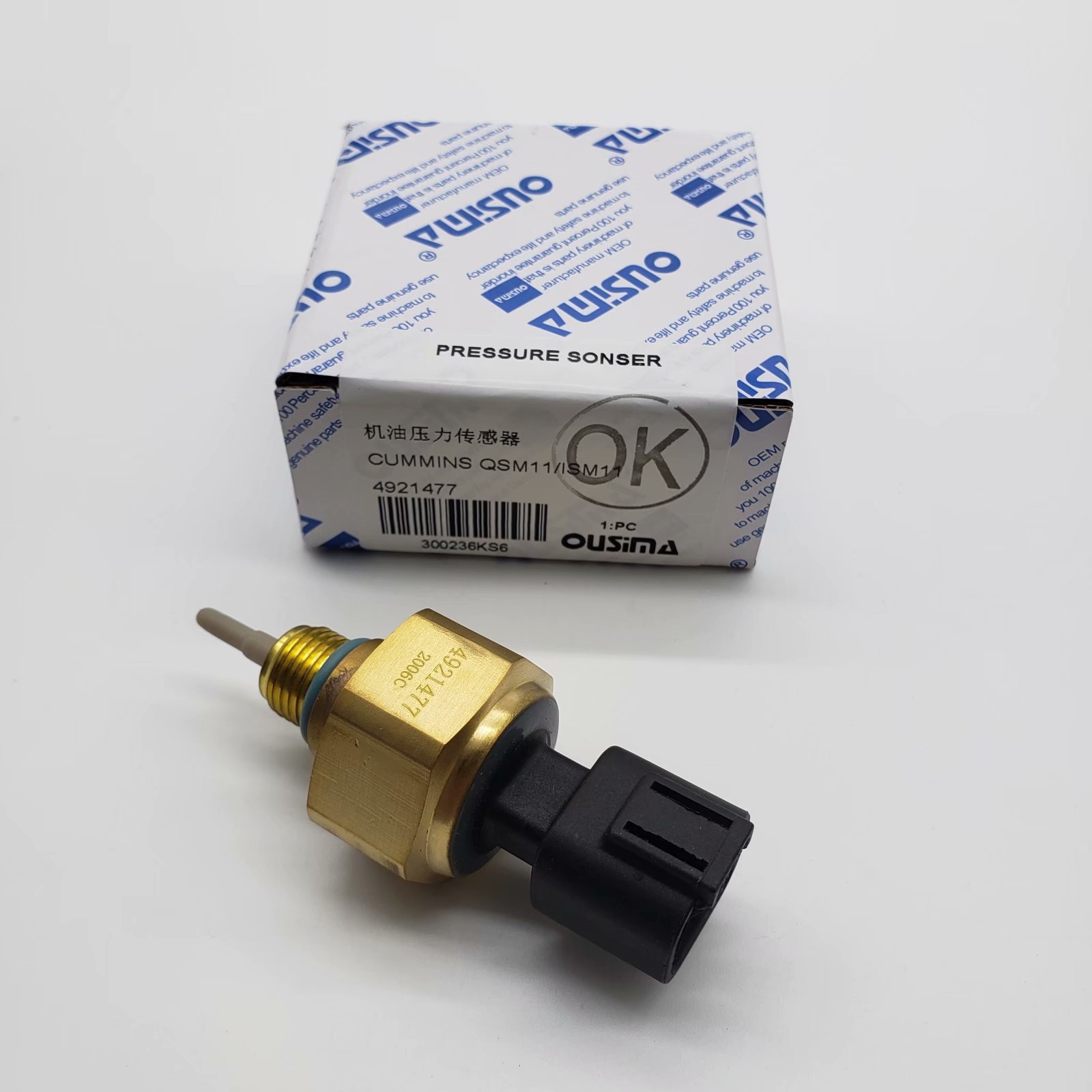 OUSIMSA 4921477 Temperature Sensor For CUMMINS QSM11 ISM11 Engine Temperature Sensor Switch