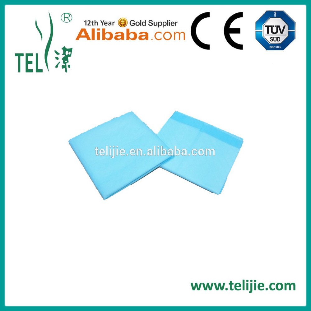 White Blue Fluff pulp 40x60cm Disposable Medical Underpads
