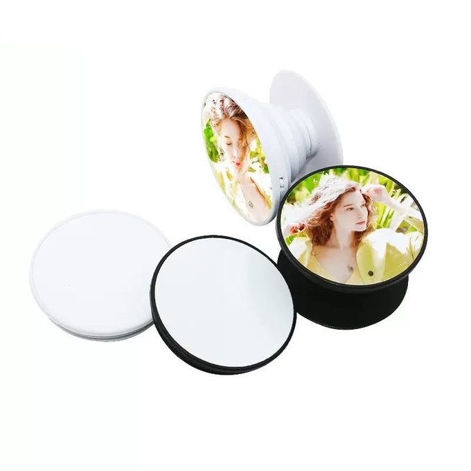 DIY Custom Sublimation Pop Socket Blanks With Printable Aluminum Metal Insert