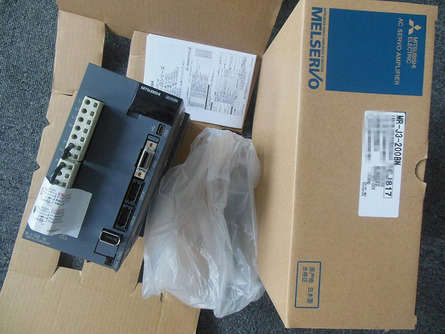 MR-J3-200BN Mitsubishi Original Servo Motor Amplifier Drive MRJ3200BN