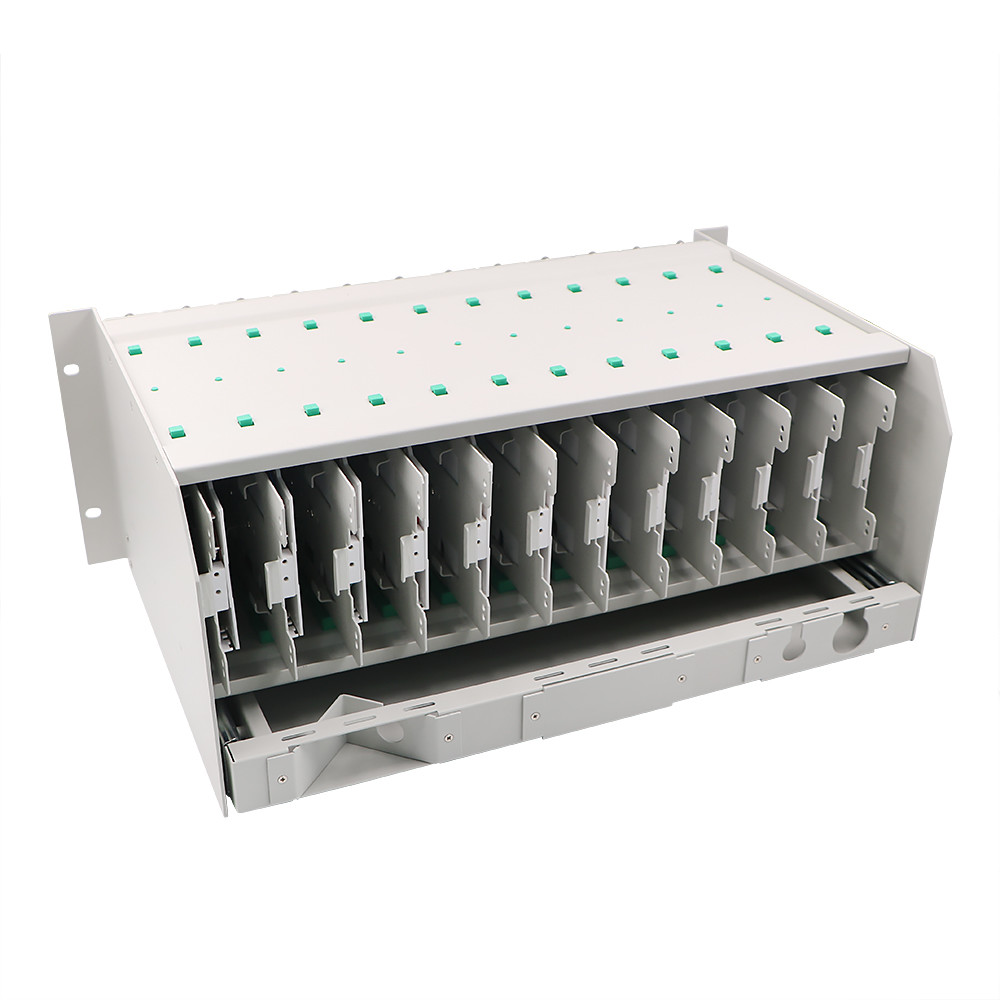 ODF 19" Rack Mount 4U 144 Port 288 Core Fiber Optic Patch Panel For Date Center