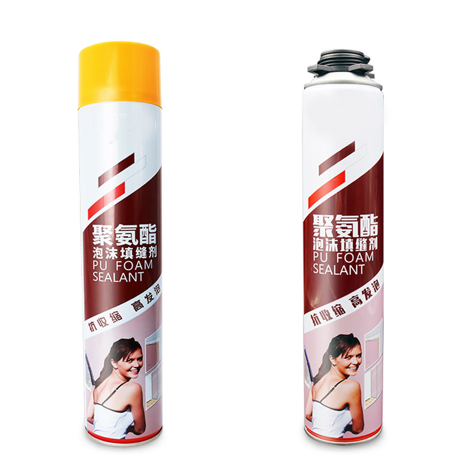 High Strength Tinplate Aerosol Spray Valve Polyurethane Foam Valve With Straw