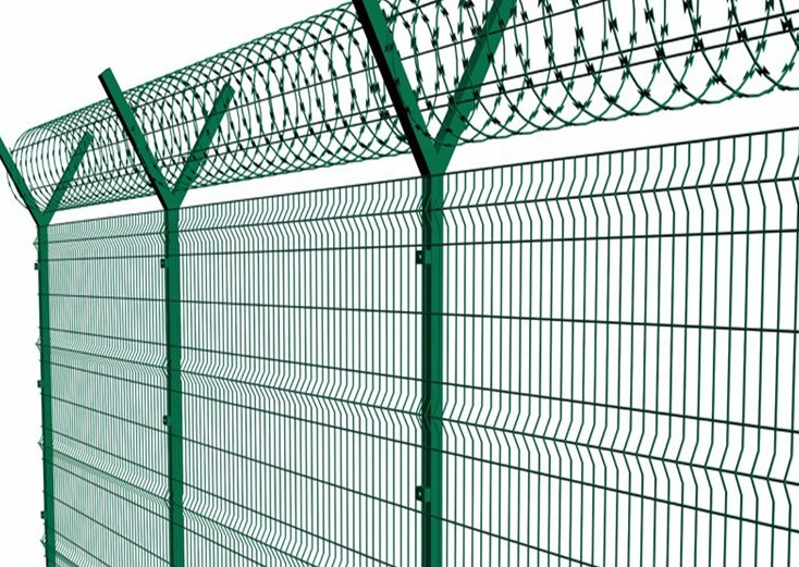 Pvc Coated Triangle Fence Panel 0.83 M For School/ House/ Garden/ Playground