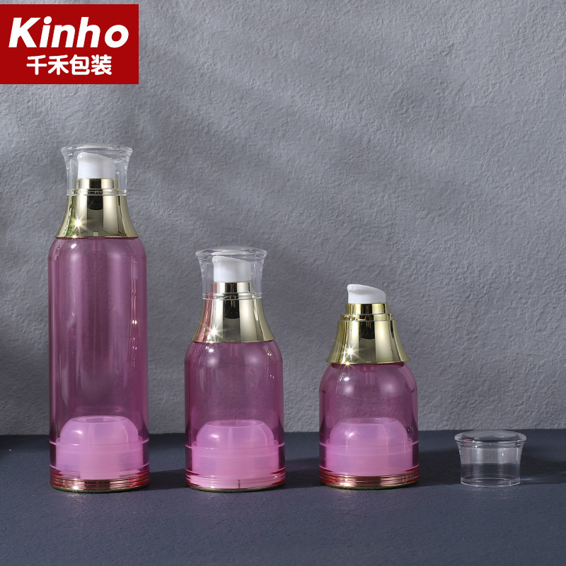 40ml 60ml 130ml Cosmetic AS Airless Bottle Vacuum Pump Cylindrical Bottle Lotion Bottle Face Cream