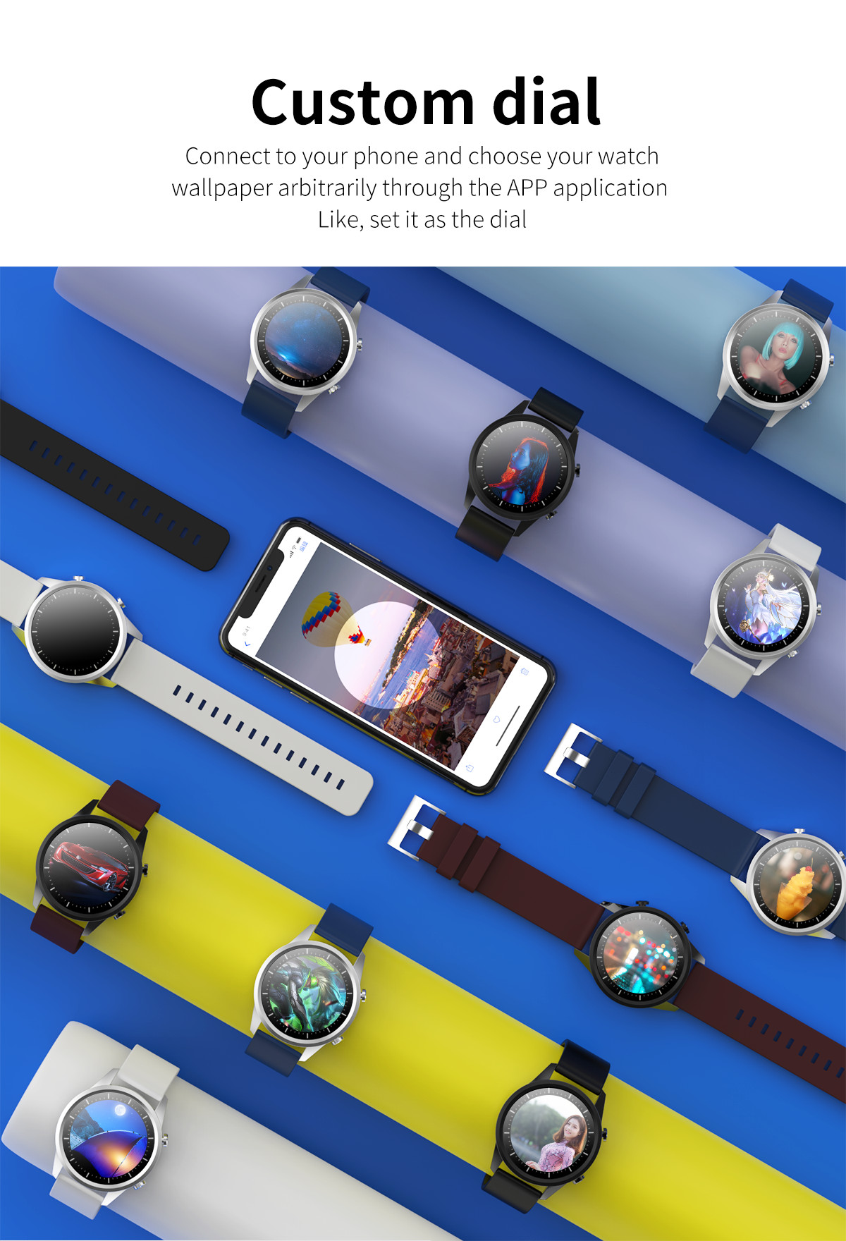 Sport Bluetooth Calling Smartwatch 1.28in 200mAh Ip67 Smart Bracelet