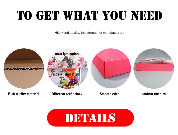 Corrugated Paper Custom Cardboard Mailers For Clothes Shoes Packaging