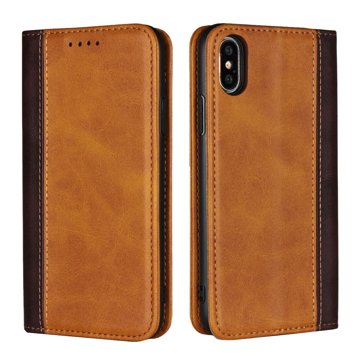 iPhone XS Wallet Case, Assorted Color Flip Cover[Kickstand Feature] For Apple iPhone 6,7,8,X,XS,XS MAX,XR