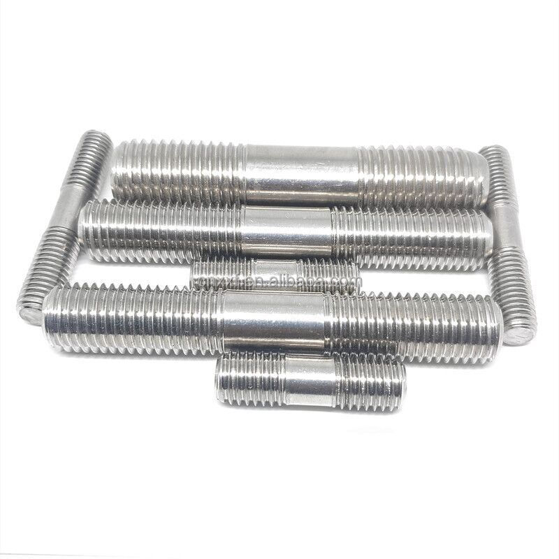 ASTM A193 Grade Uns S32750 S32760 Metric Studs b1 1.25d for Duplex Stainless Steel AISI 2507 F53 F55 Double End Bolt