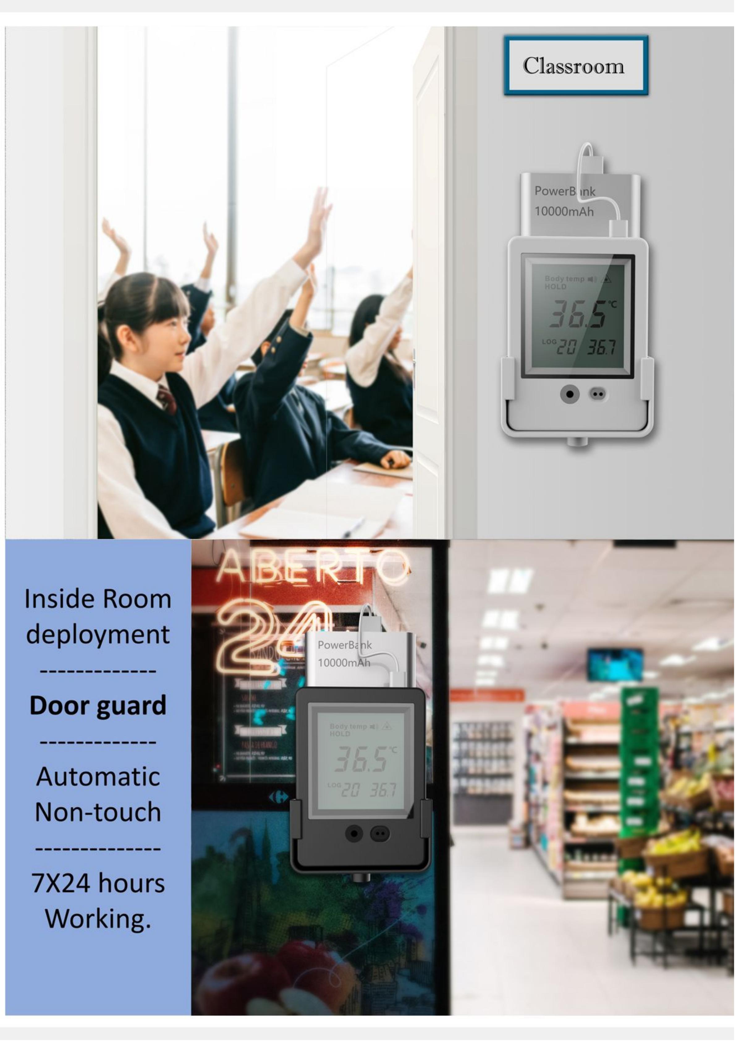 Airport 0.2s Forehead Body Infrared Thermometer