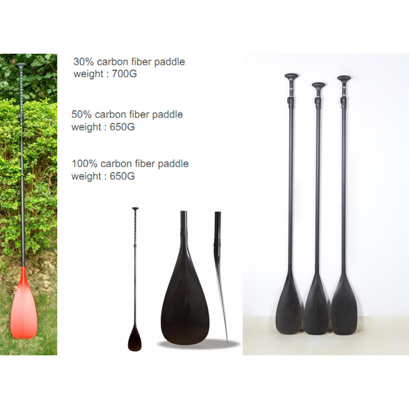 2022 Wholesale Sup Paddle Fiberglass Carbon Fiber Kayak Paddle Sup Stand Up Board Kayak Sup Paddle