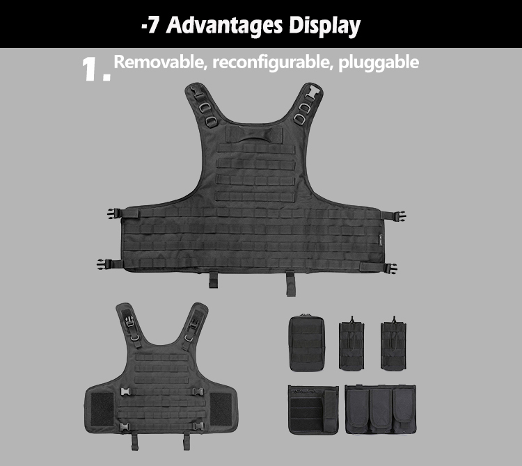 Tactical Outdoor Protective Vest For Security Guard Tactical Vest Tactical Gear