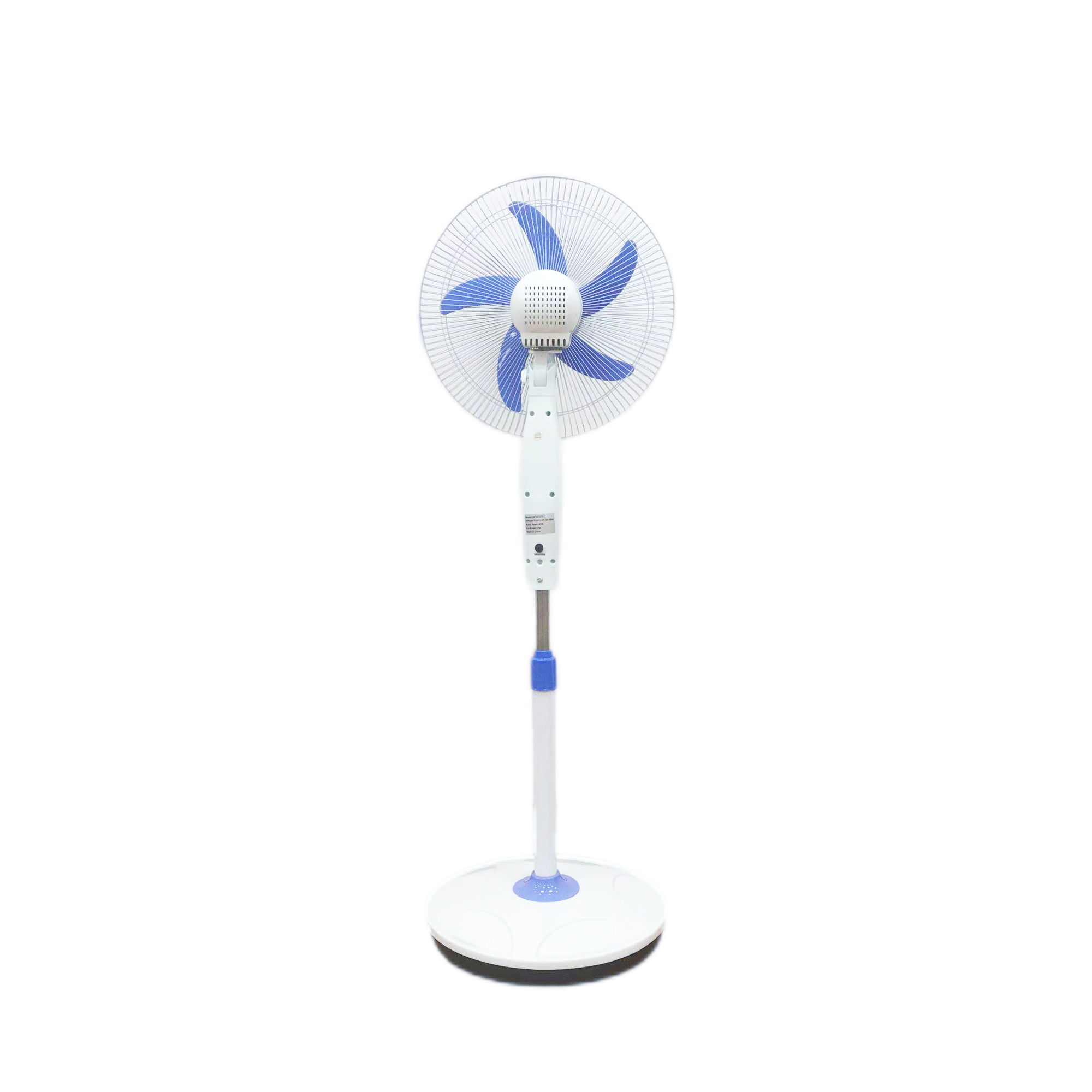 Rechargeable 16 Inch DC Powered Fans 12V Floor Standing With Usb And Led Lights