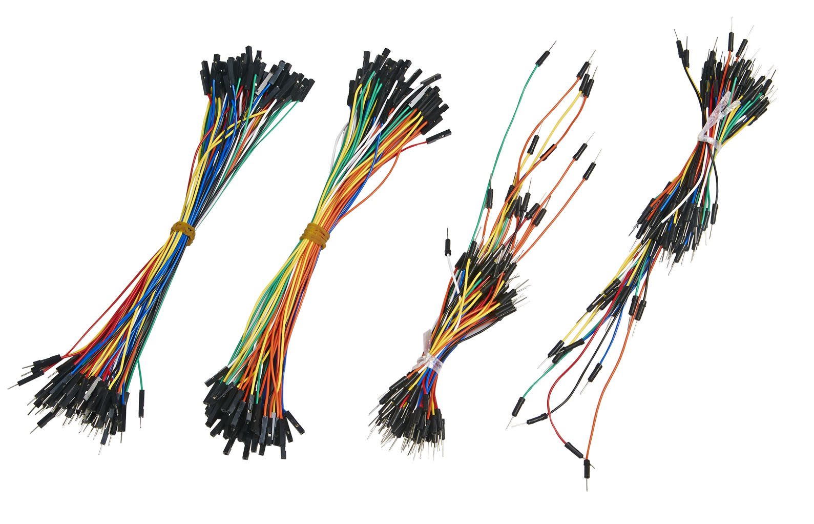 Female To Female Breadboard Jumper Wires Solid Type Conductor