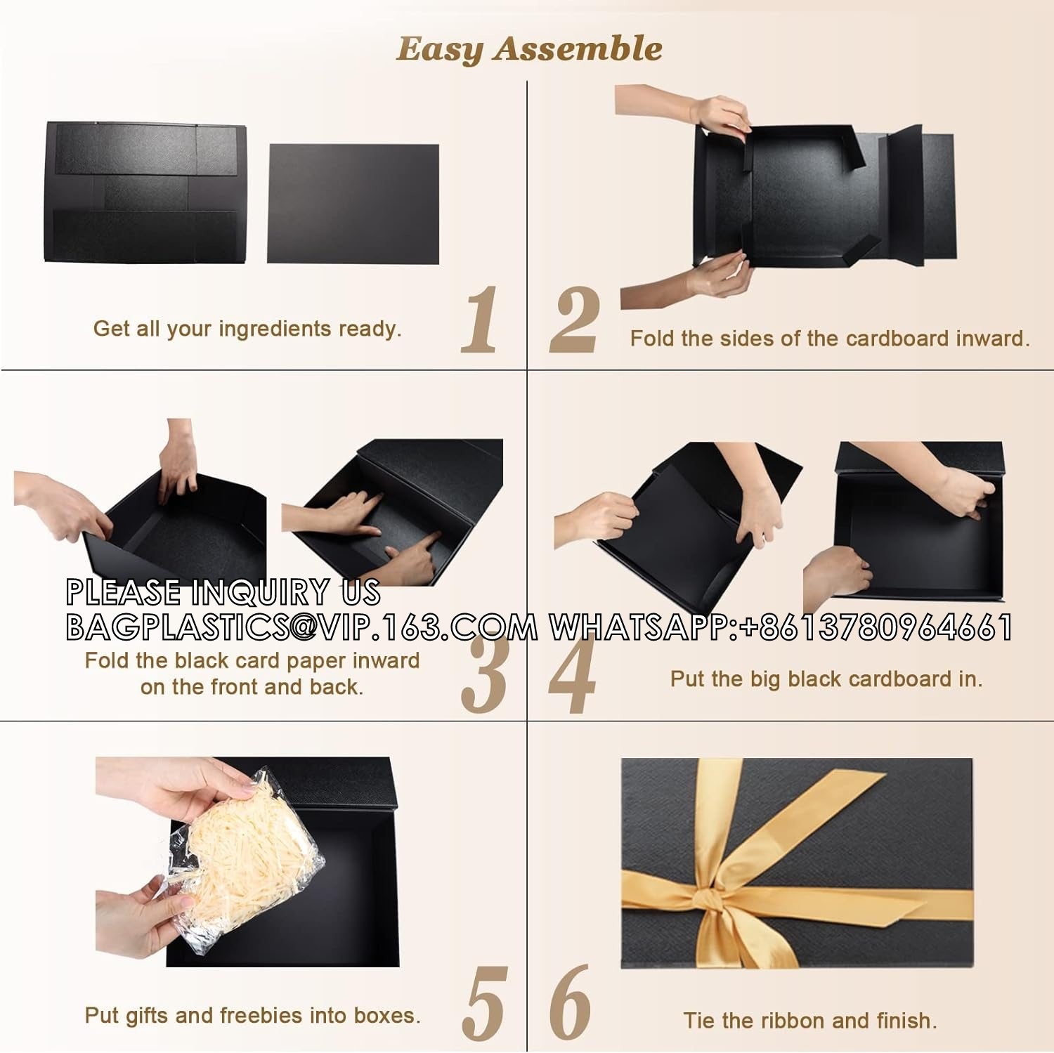 Gift Box With Lid Black Magnetic Close Decorative Boxes Christmas Thanksgiving Birthday Wedding Bridesmaid Gift