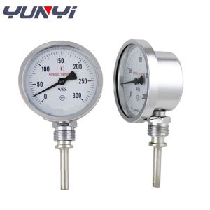 Buy cheap Industrial Thread Mechanical Temperature Gauge WSS Bimetallic Thermometer Display product