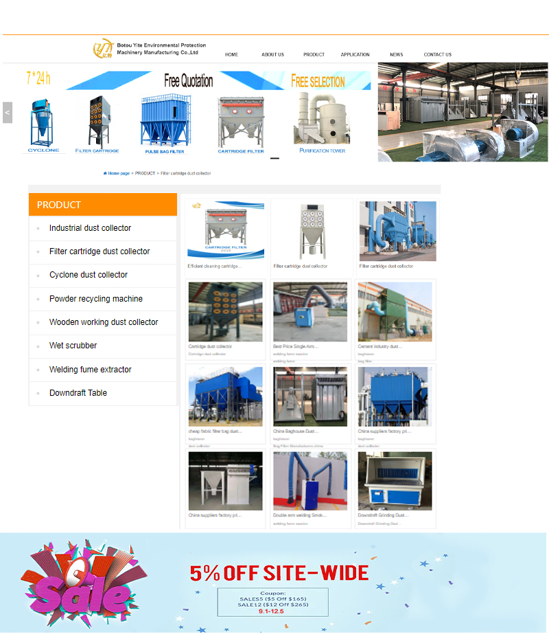 Box-type Industrial Cyclone Powder Dust Collector for Easy Dust Control and Cleaning