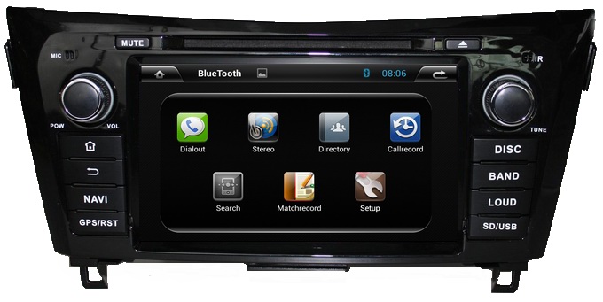 Ouchuangbo Android 4.2 DVD Navi multimedia for Nissan QashQai /X-Trail 2014 with GPS Radio BT USB DVR OCB-8052C