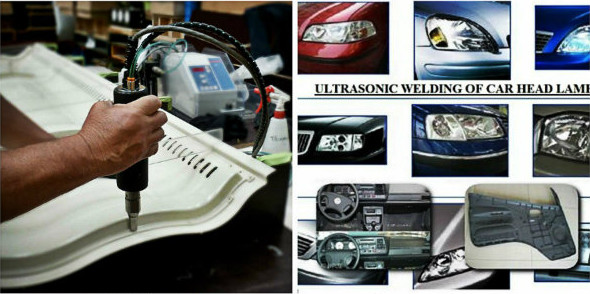 Plastic Fabric Ultrasonic Handheld Spot Welding Machine Autofrequency Tuning