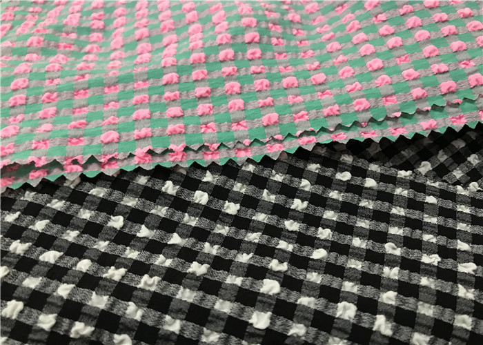 Print Sublimation Printed Polyester Fabric , Interlock Knitting Brushed Poly Fabric