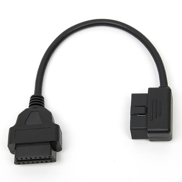 RoHS Compliant Automotive OBD 16 Pin Male And Female Connector OEM Color Popular