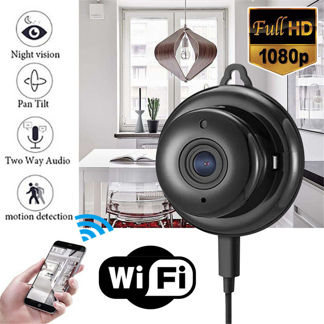 Mini Spy Camera, Indoor Camera(JY-F04-2MP)
