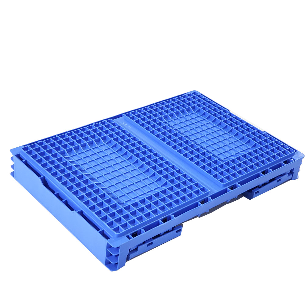 Milk Foldable Vegetable Crates PP Plastic Transport Euro Box Containers Parts Storage