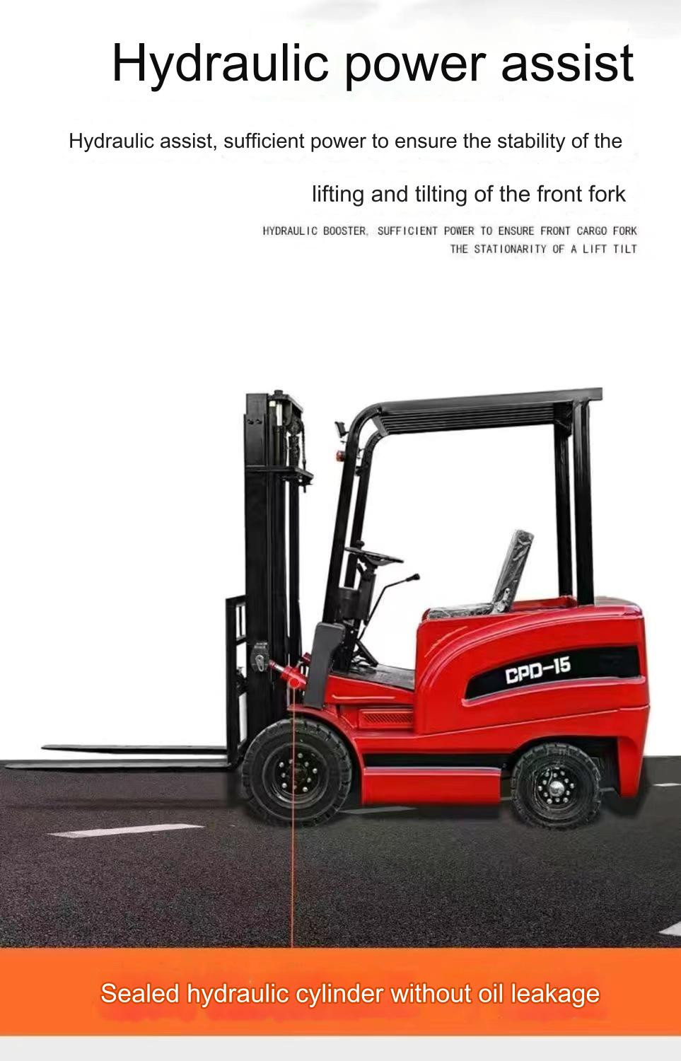 Best Value All Terrain Lithium Battery Forklift 2 Ton 2.5 Ton 3 Ton 3.5 Ton Good Quality Portable Electric Forklift