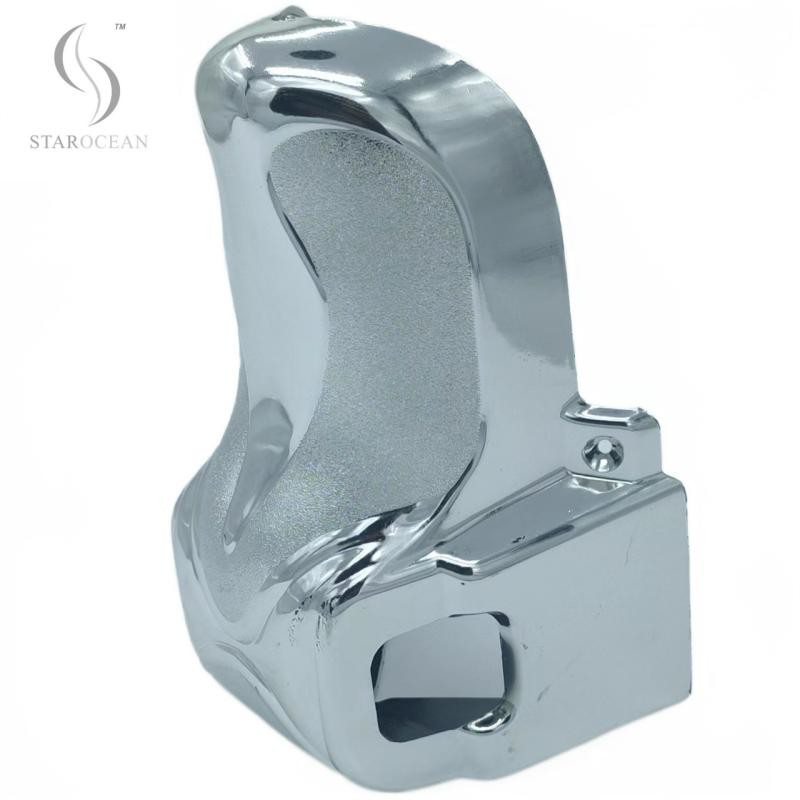 Gold Eco Friendly ABS Material Fixed Handle Coffin Decoration Hardware Wholesale 5#