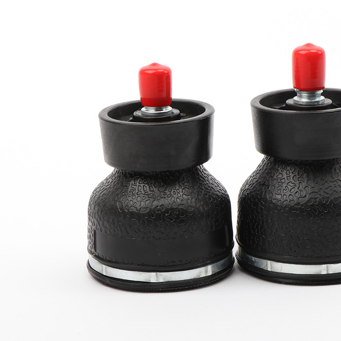 Brass Stud Rubber Steel Air Lift Bags Black Color Firestone W02-358-3001
