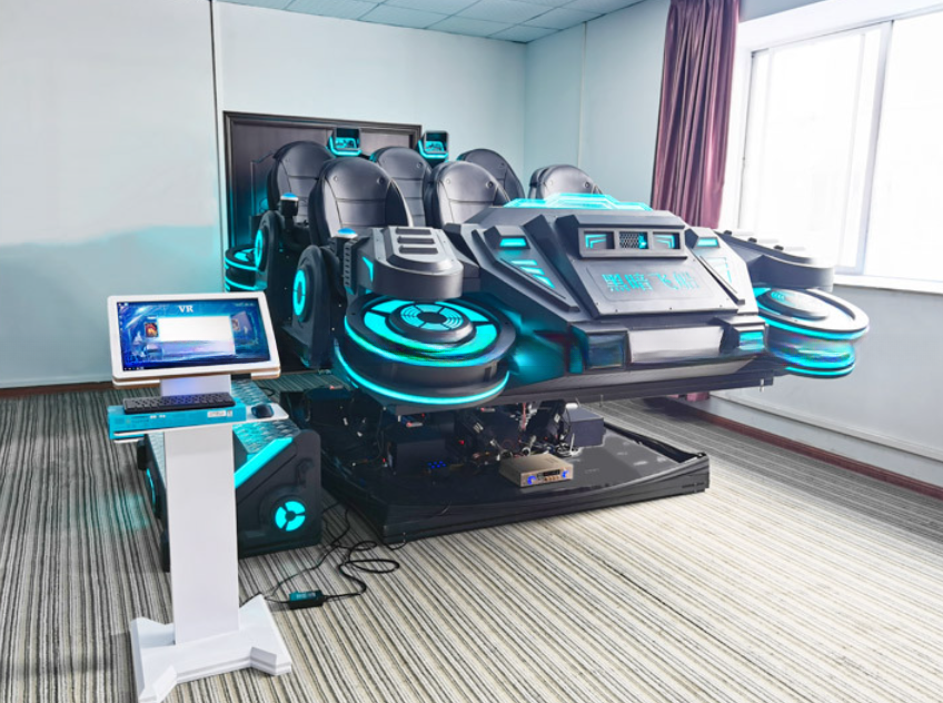 Dreamland amusement park products virtual reality 9d vr cinema 6 seats arcade game machine vr chair