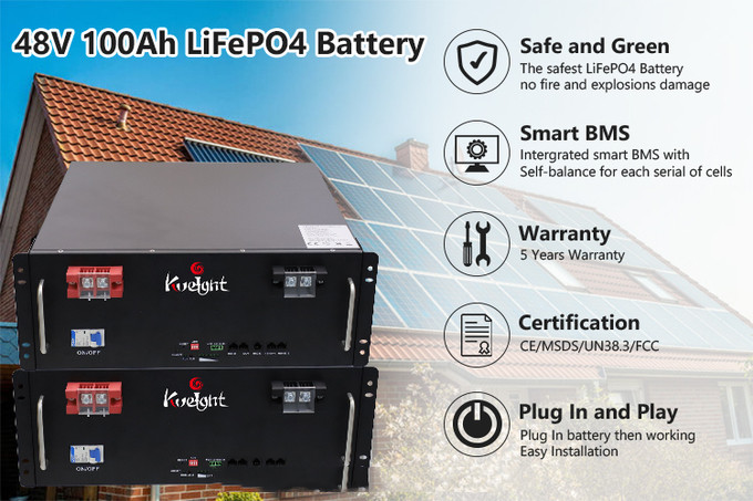 51.2V 200AH Lithium Battery Module Solar Backup LiFePO4 Battery Pack
