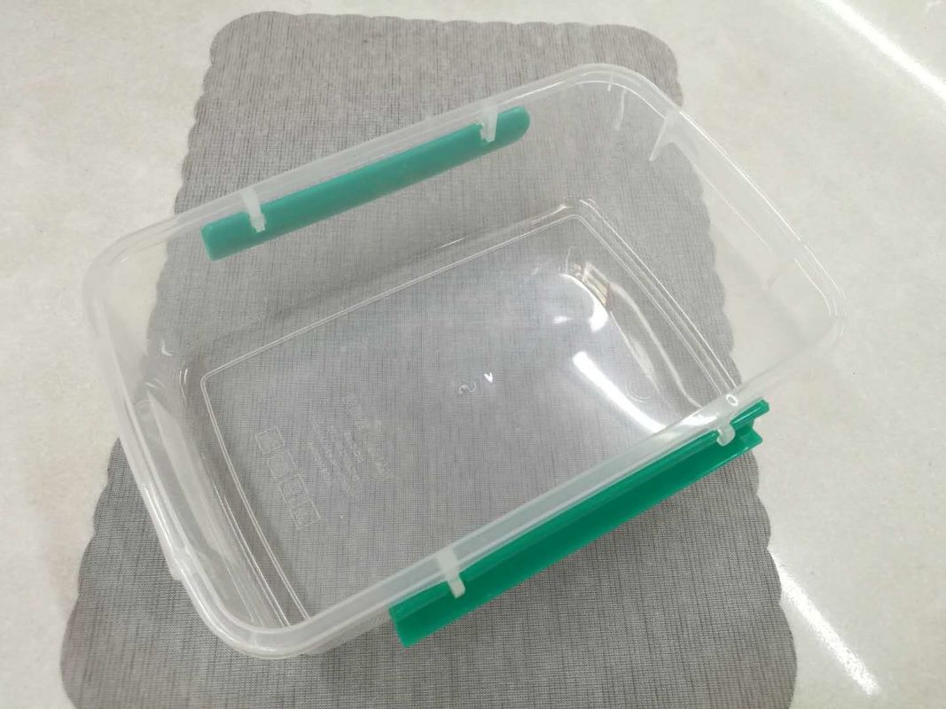 Clear Plastic Food Storage Box with Lid and Lock Capacity 0.9L to 12L Withstand Temperatures From -40°C to +80°C